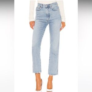 Agolde Pinch Waist High Rise Kick Jeans in Riptide